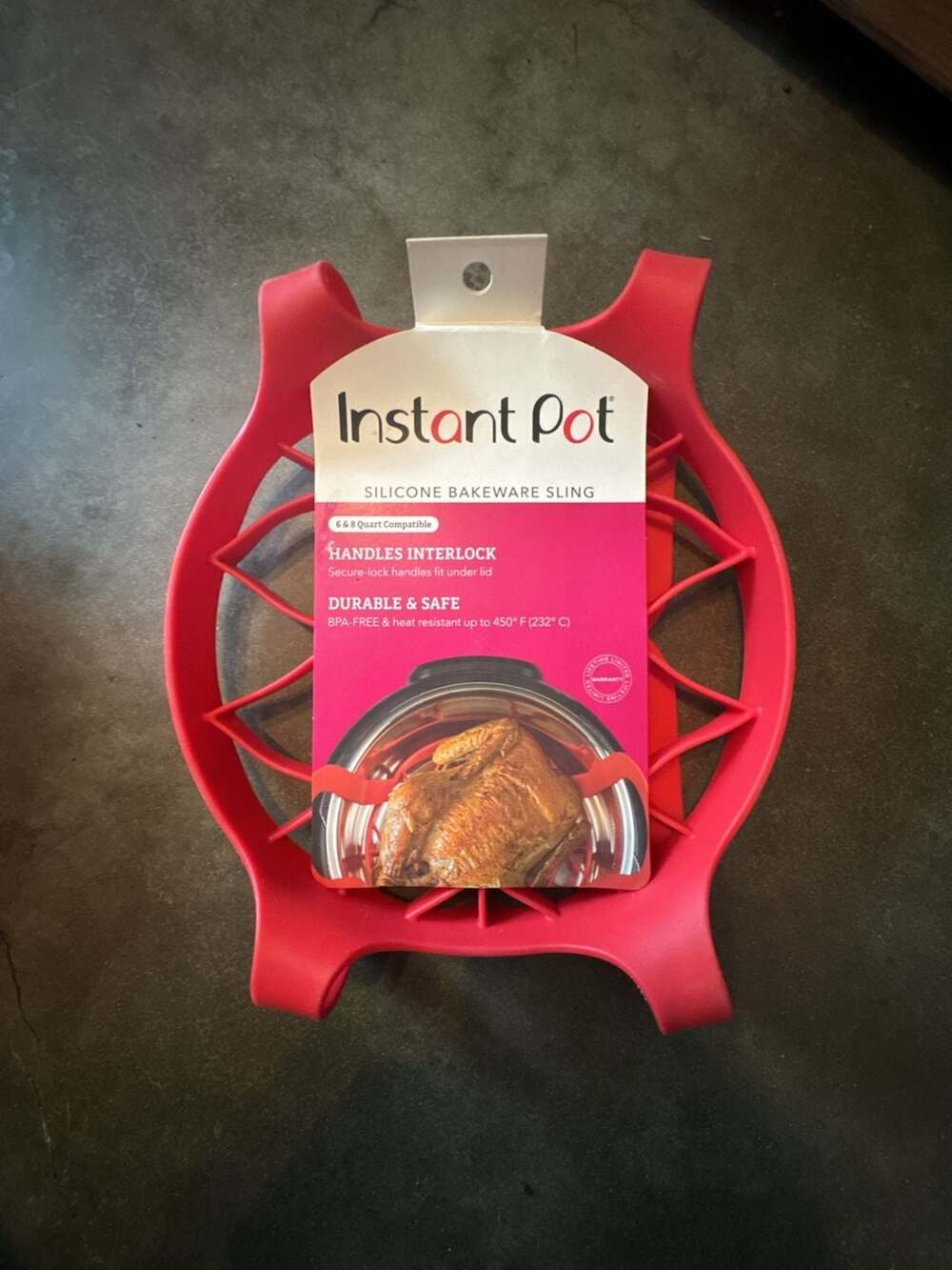 Instant Pot Silicone Bakeware Sling for 6 and 8 Quart Cookers